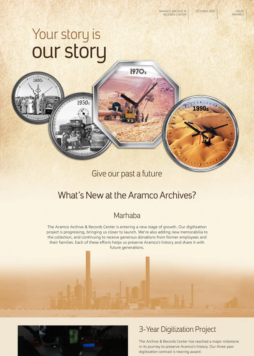 Aramco Archive & Records Center