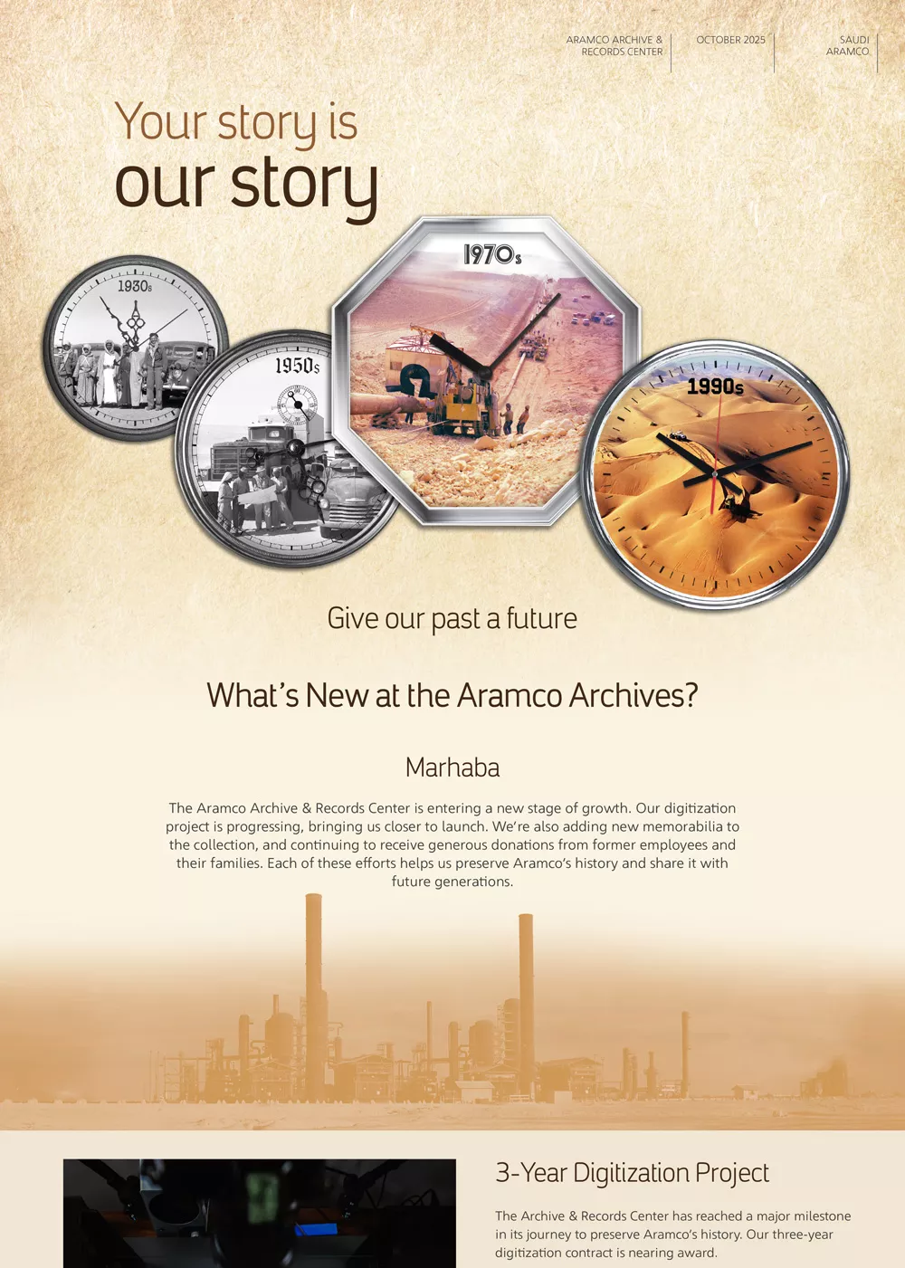 Aramco Archive & Records Center