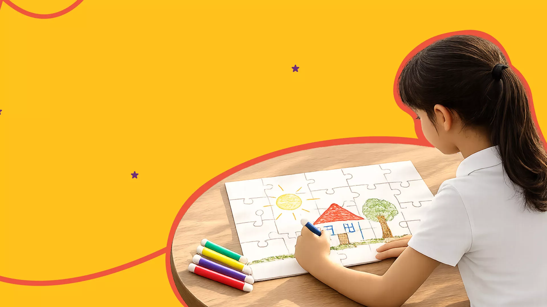 Register your youngsters now for 'A Puzzle of Color'