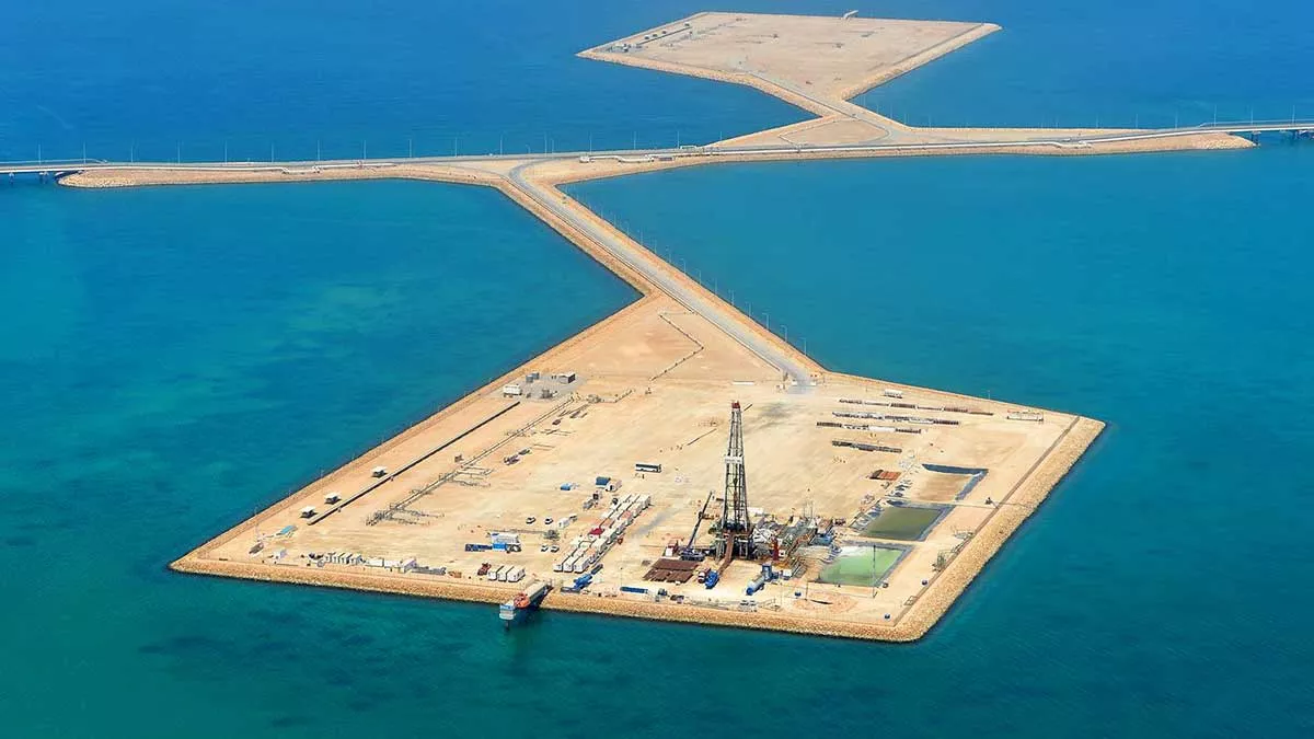 Manifa 27 islands built by Aramco