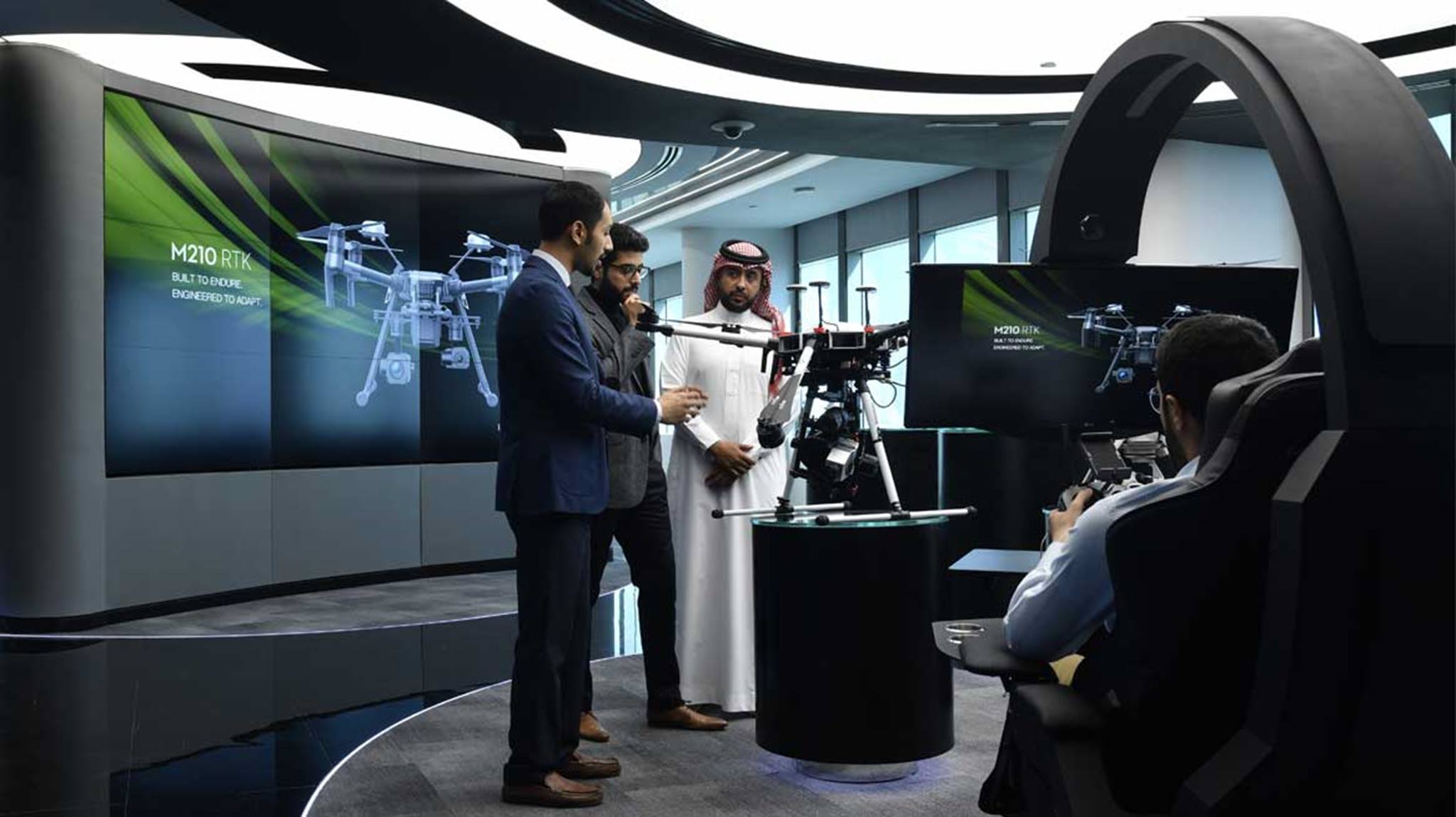 Abqaiq plants drone training