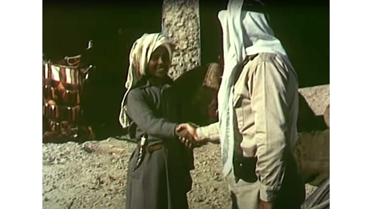 Hamad and Max characters in Island of Arabia film Aramco