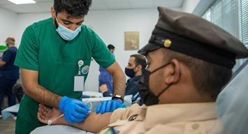 الموارد البشرية والخدمات المساندة تنظِّم حملة للتبرع بالدم