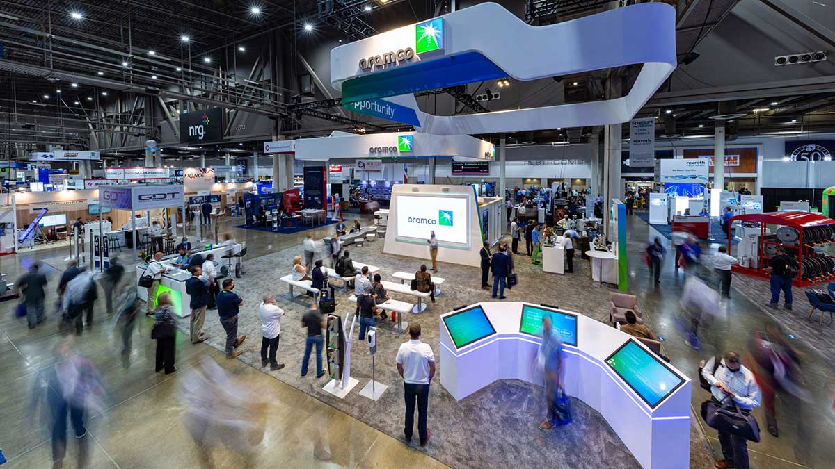 OTC 2021 booth