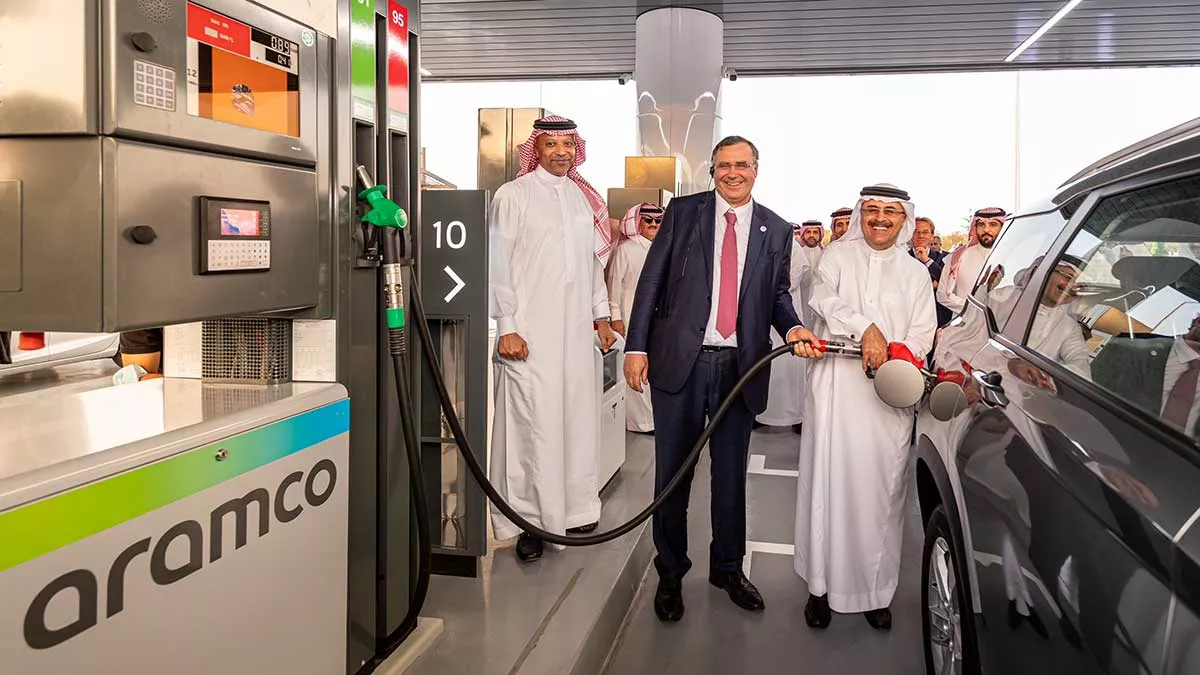 1st gas station to open for the public in Riyadh 