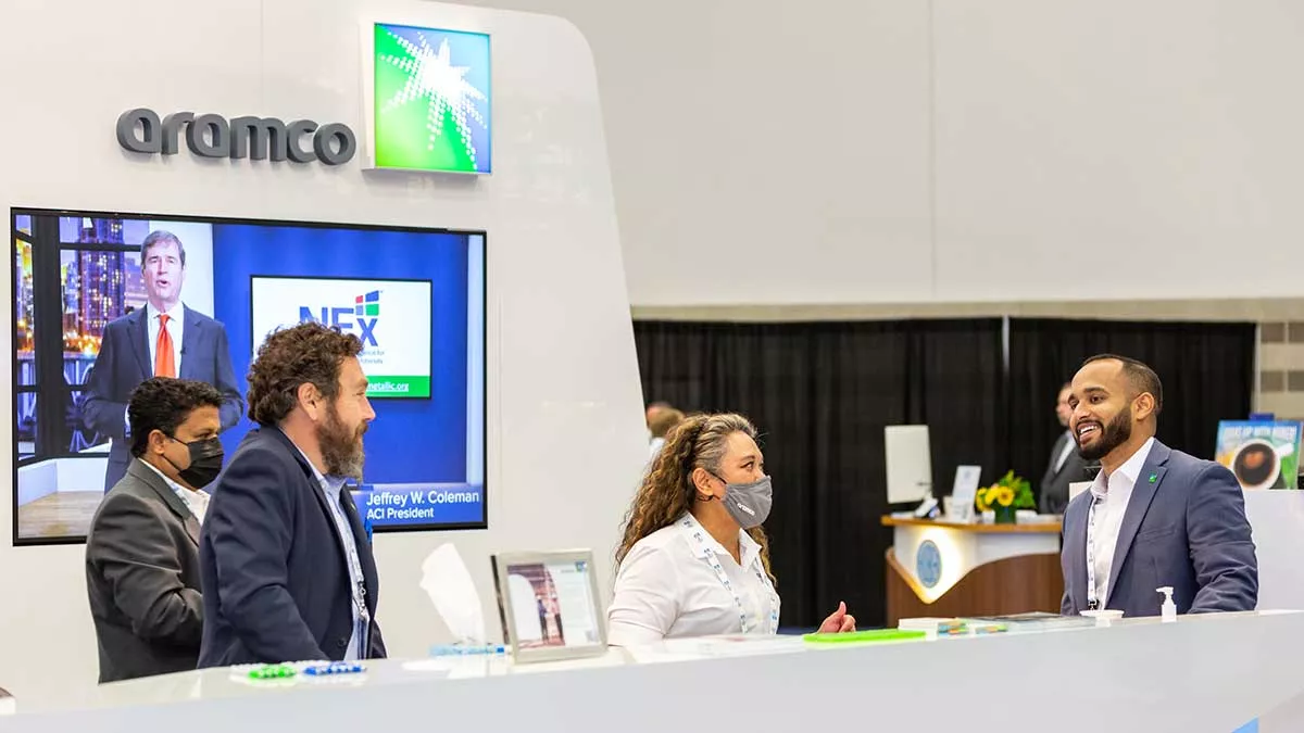 Aramco exhibition and Saadi 2021 pioneer award