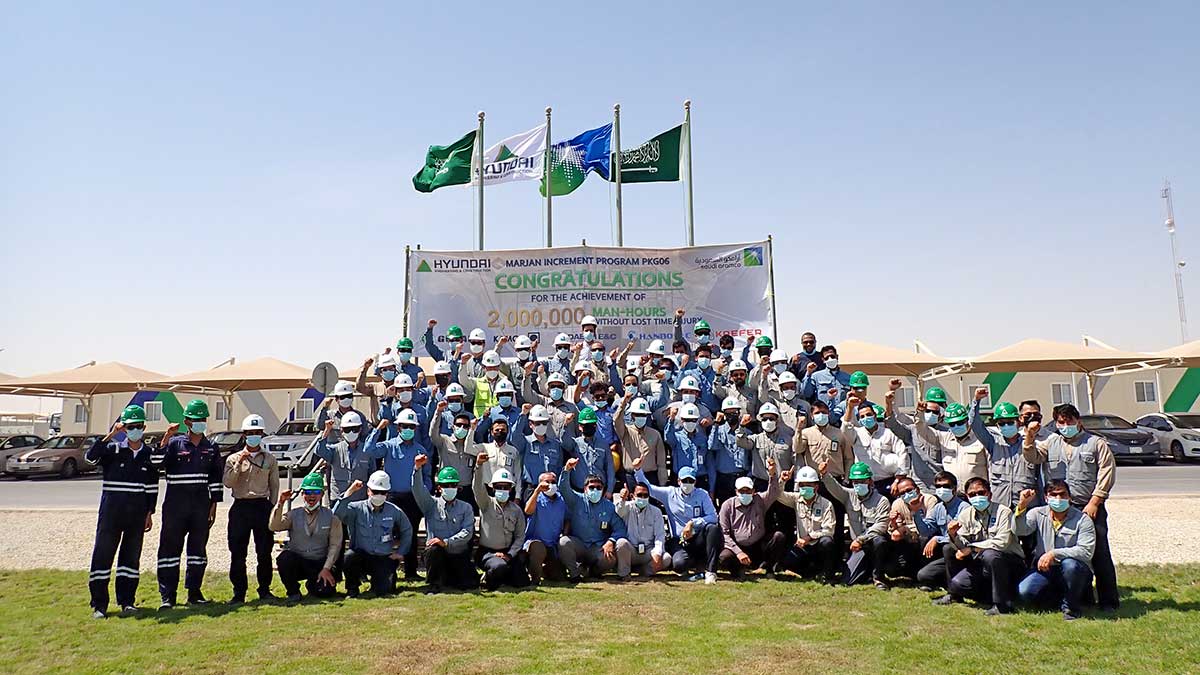 group photo safety achievement