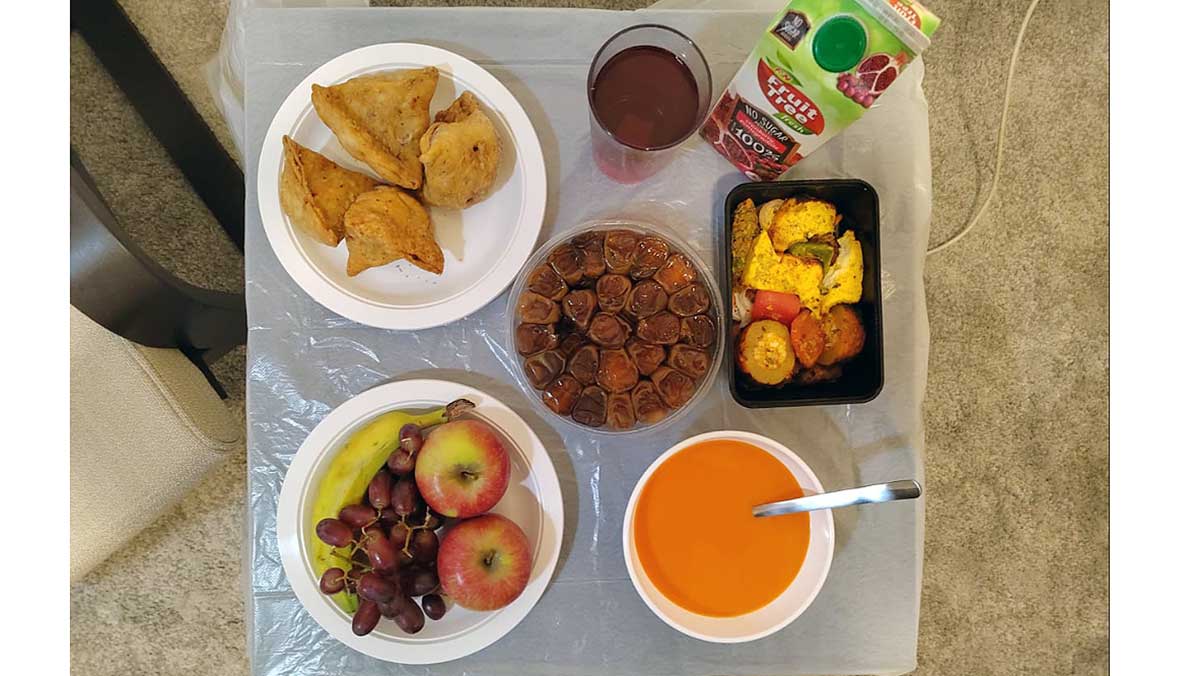 Riadh Zahrani ramadan breakfast in Singapore