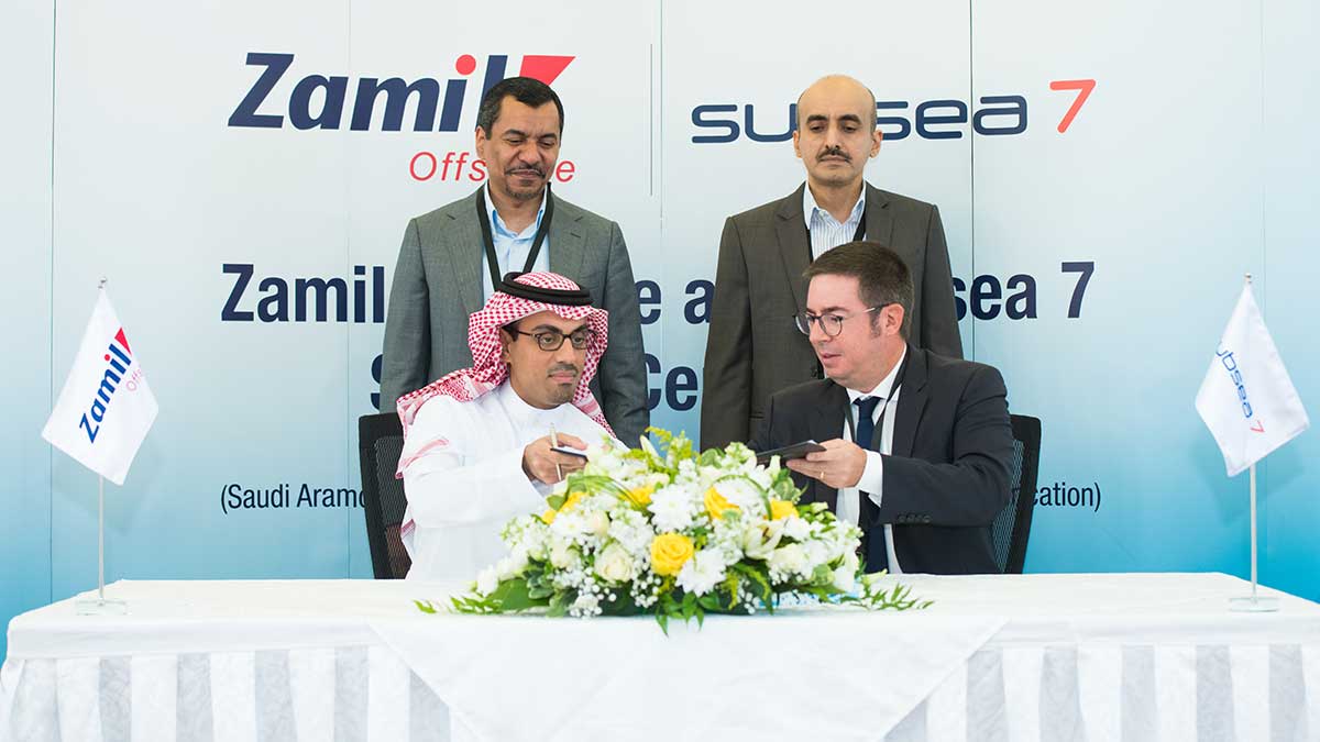 Zamil Offshore Signing Ceremony