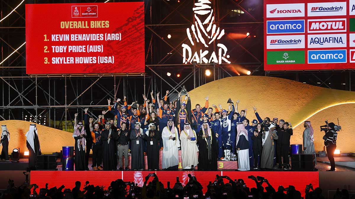 أرامكو السعودية تستضيف ختام رالي داكار في محطة السباق النهائية في مركز (إثراء)