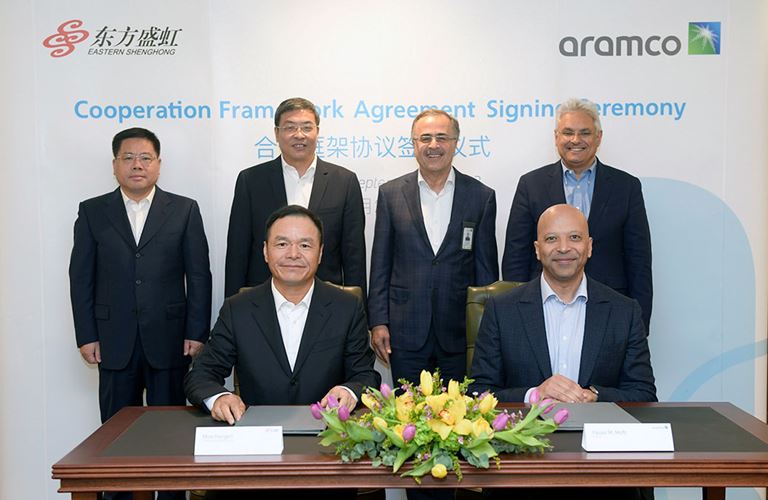 Aramco and Eastern Shenghong sign cooperation framework agreement