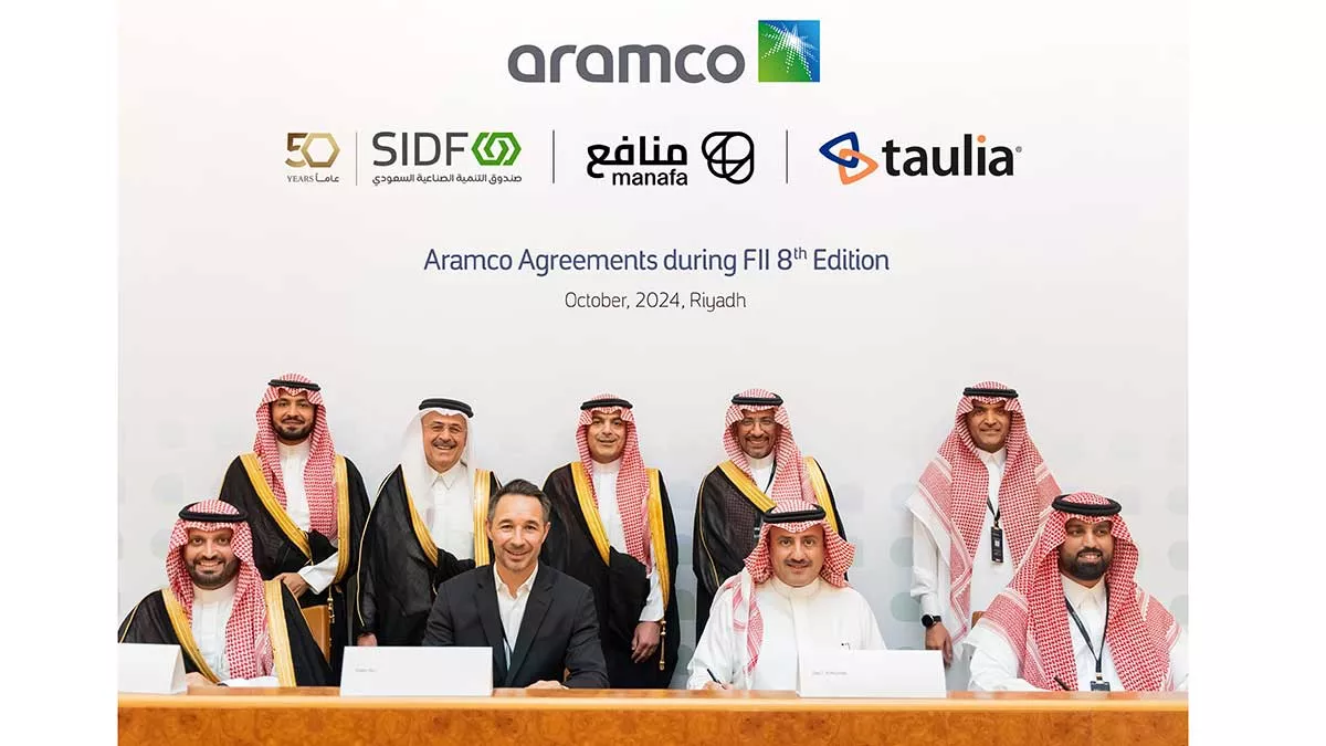 aramco taulia SIDF agreement 
