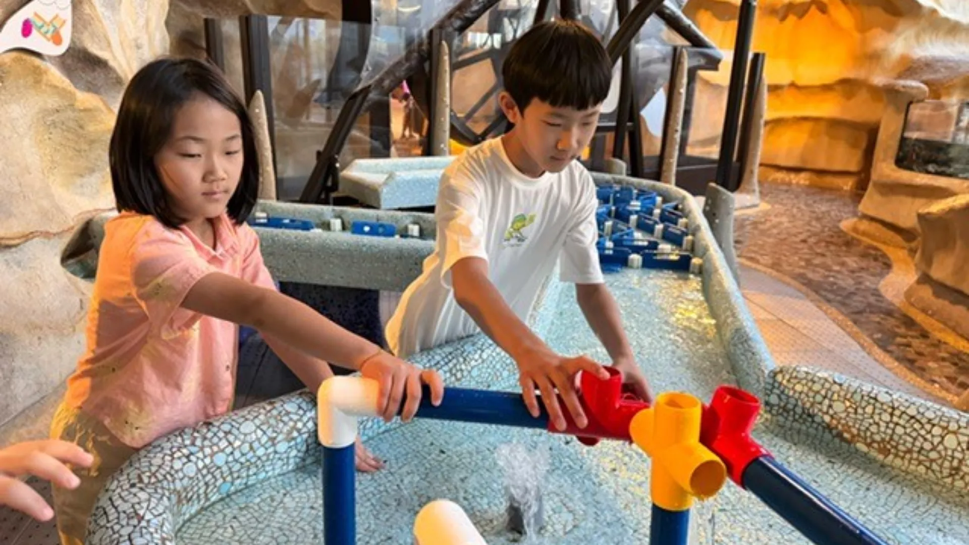 Kids from Korea enjoys Ithra activities