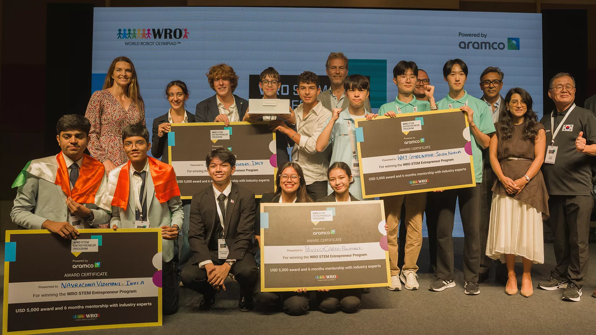 Aramco-powered World Robot Olympiad STEM Entrepreneur Program selects four winning student teams