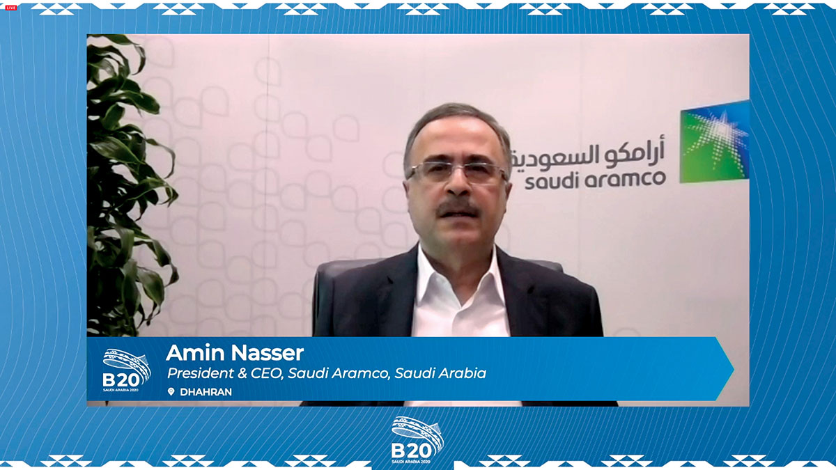 الناصر يؤكد جهود أرامكو السعودية لمواجهة تغيُّر المناخ خلال قمة مجموعة الأعمال