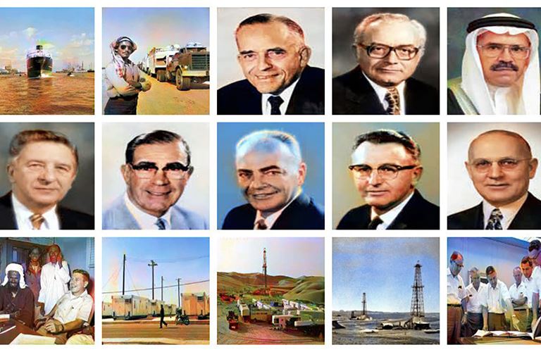 technology provides a new take on historic Aramco photos 