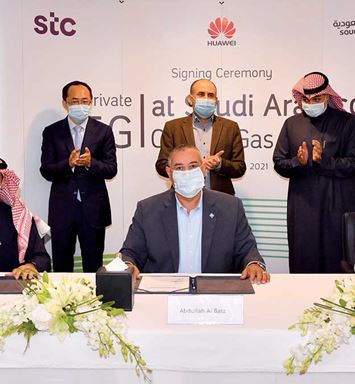 Aramco signs MoU with STC and Huawei