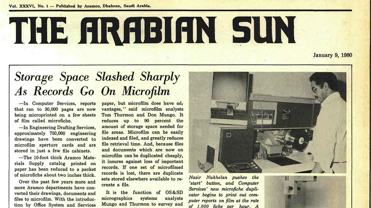 Memory Lane: Echoes of Aramco's past continue to reverberate