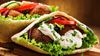 JHAH Healthy Recipe:  Falafel pita sandwich