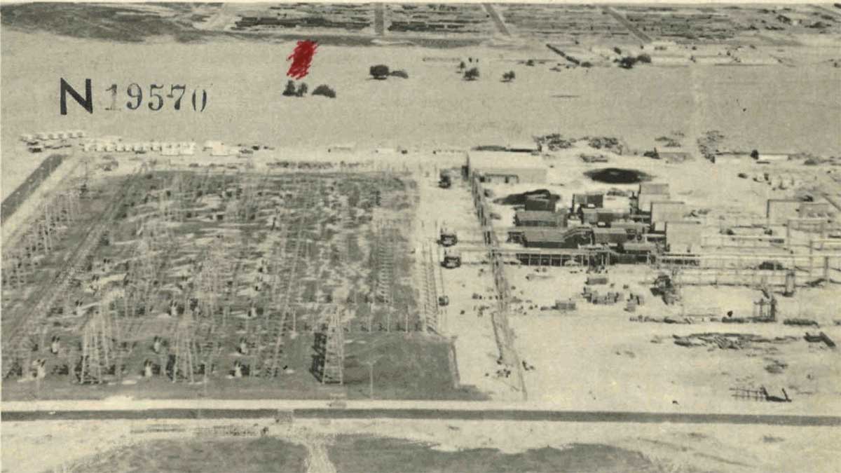 Berri Gas Plant 1976 power plant inauguration