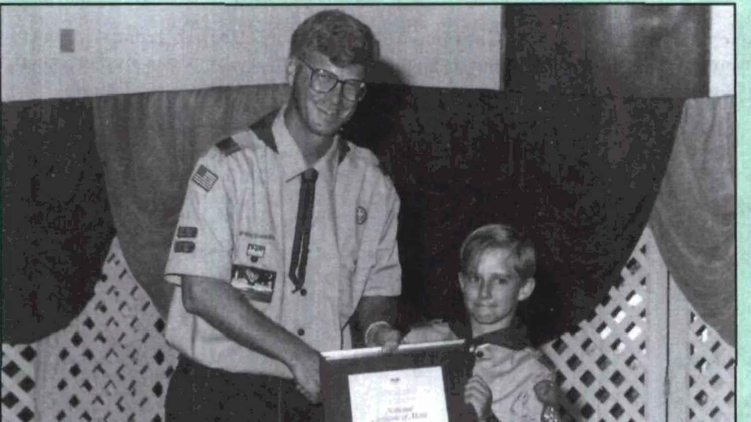 1996 Ras Tanura Boy Scout Aramco lifesaver Justin Lee