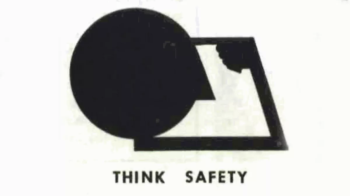 1961 Aramco Think Safety campaign Dhahran