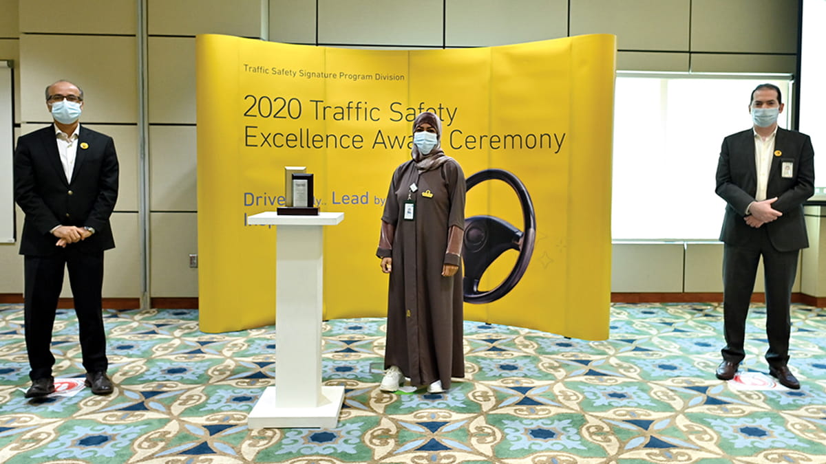 Aramco 2020 Traffic Safety Excellence Award