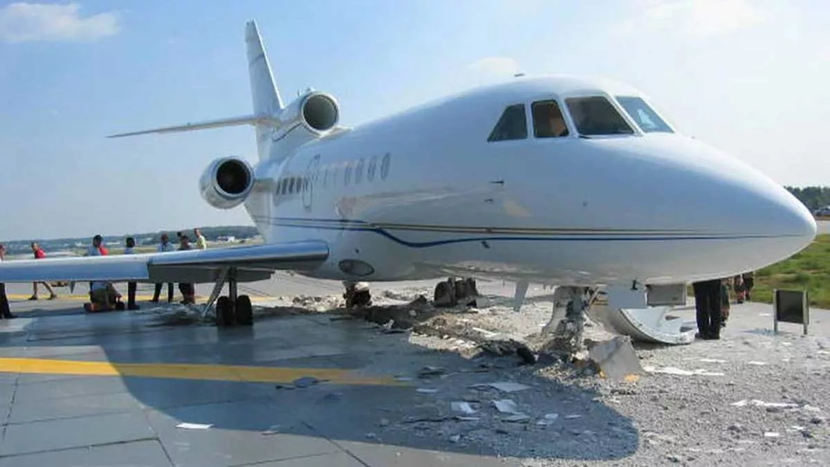 EMAS air strip landing Aramco