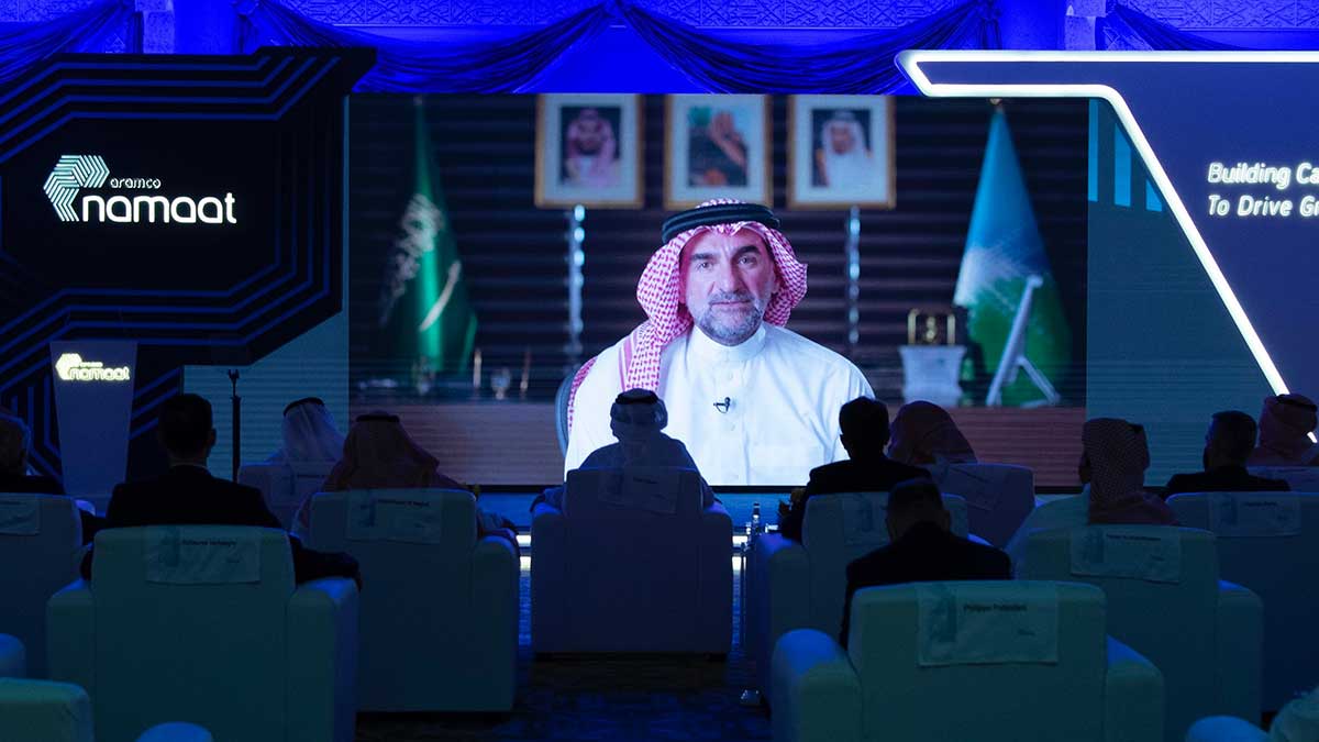 Nasir O. Al-Rumayyan Aramco chairman at Aramco namaat event