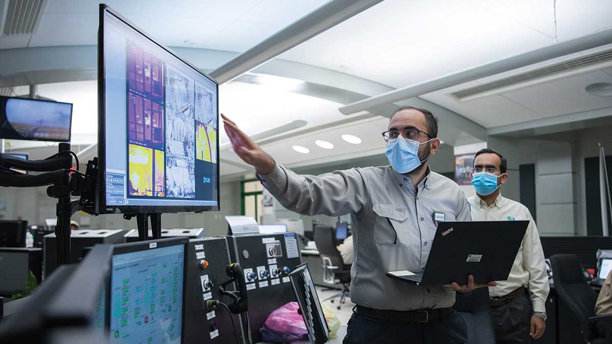 Aramco hydrocarbon journey frozen gas pipes GAS