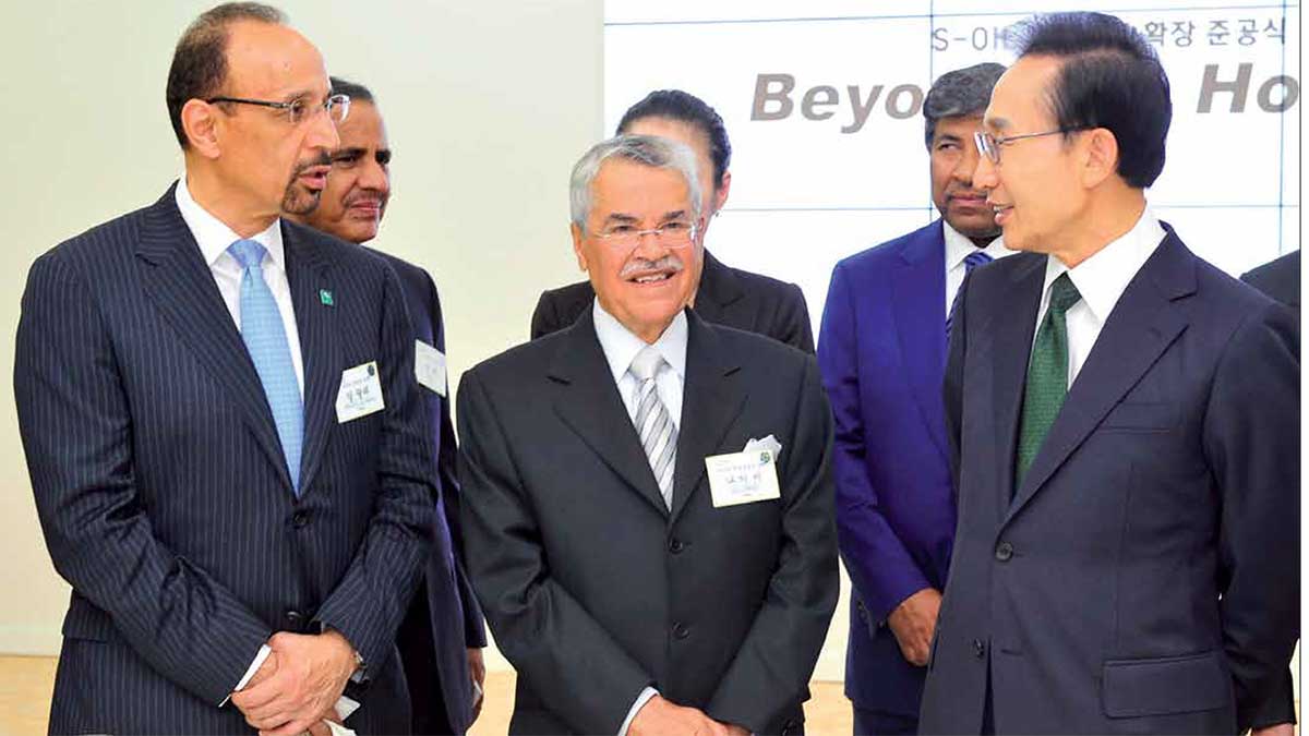 S-Oil Inauguration HE Khalid A. Al-Falih and HE Ali I. Al-Naimi