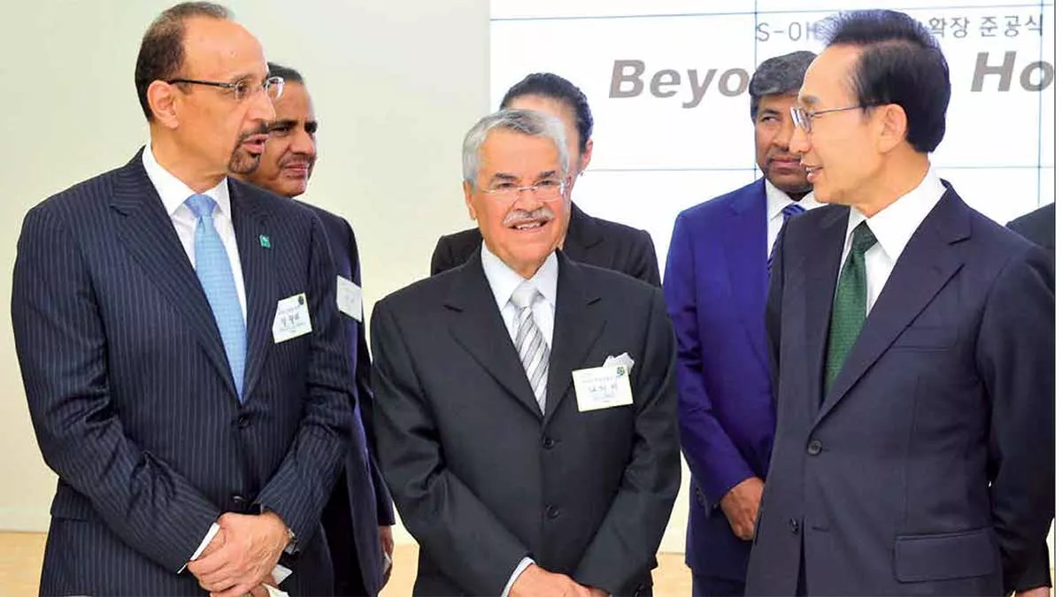 S-Oil Inauguration HE Khalid A. Al-Falih and HE Ali I. Al-Naimi