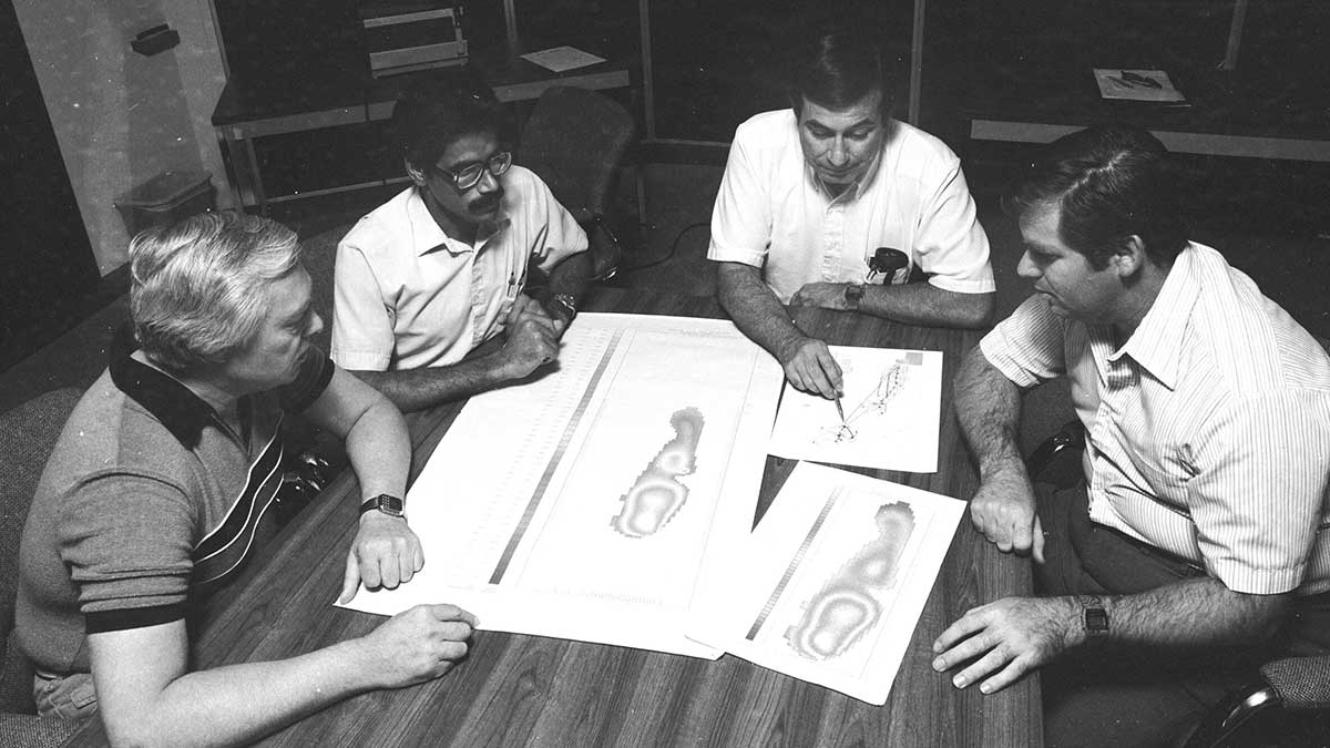 Photographic Memory Aramco Reservoir Management 1980s