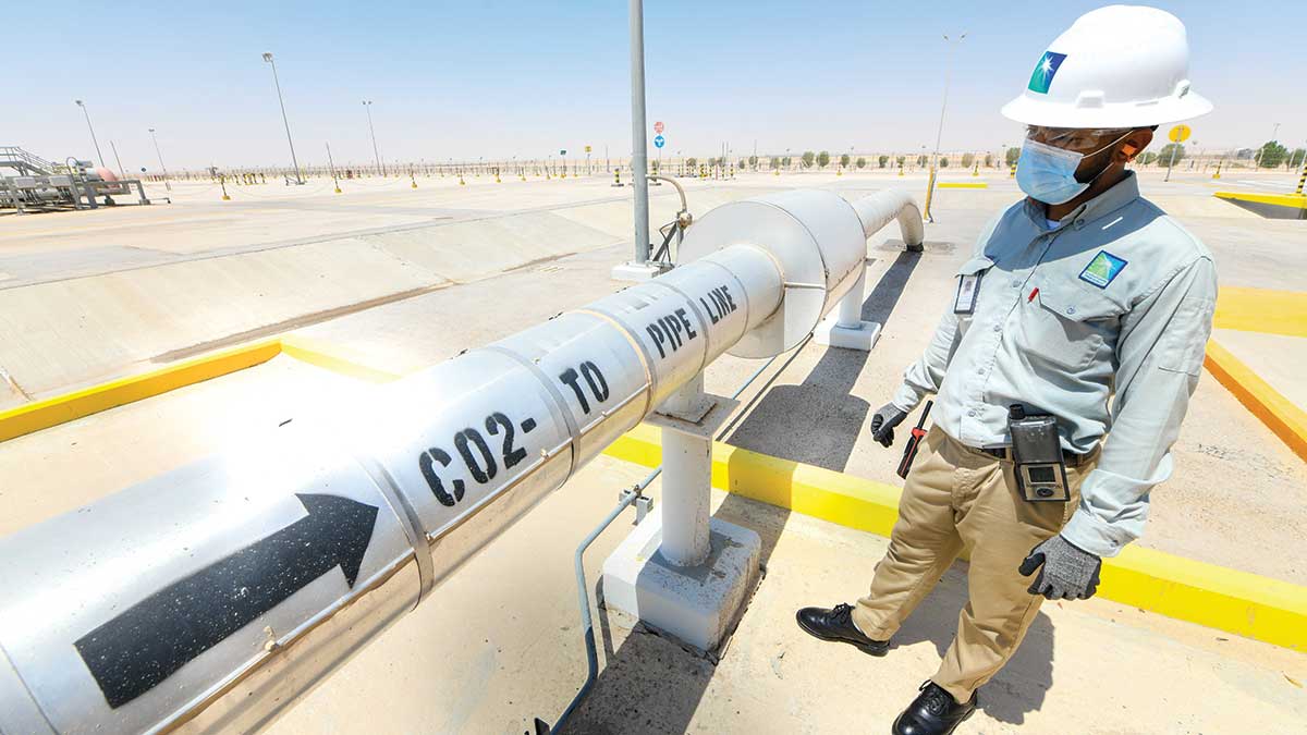 Omar Almodrhim works with co2 capture and reinjection
