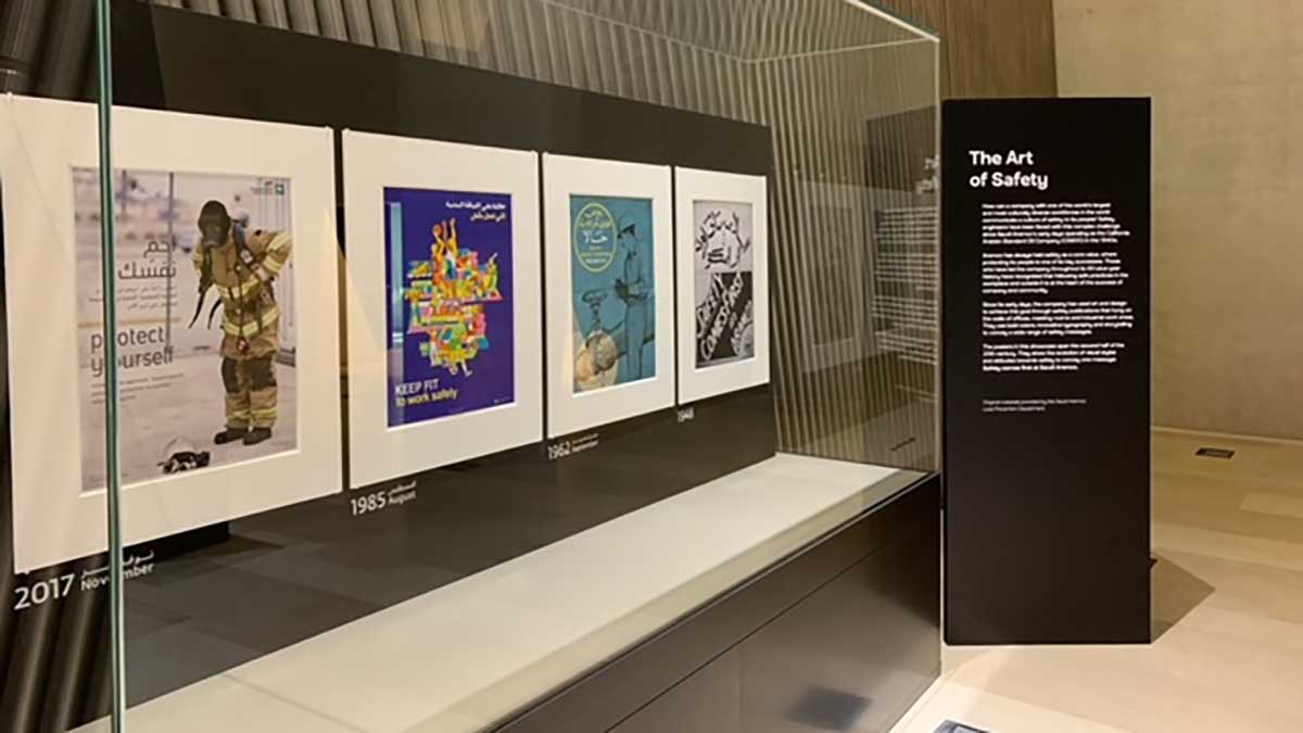 Art of Safety Loss Prevention book Aramcorama Ithra Main exhibit