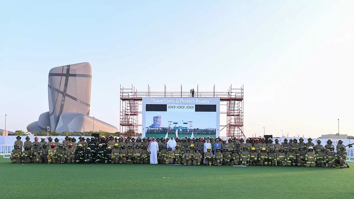 Aramco Feel the Burn Firefighter Challenge competition in Dhahran, Ithra