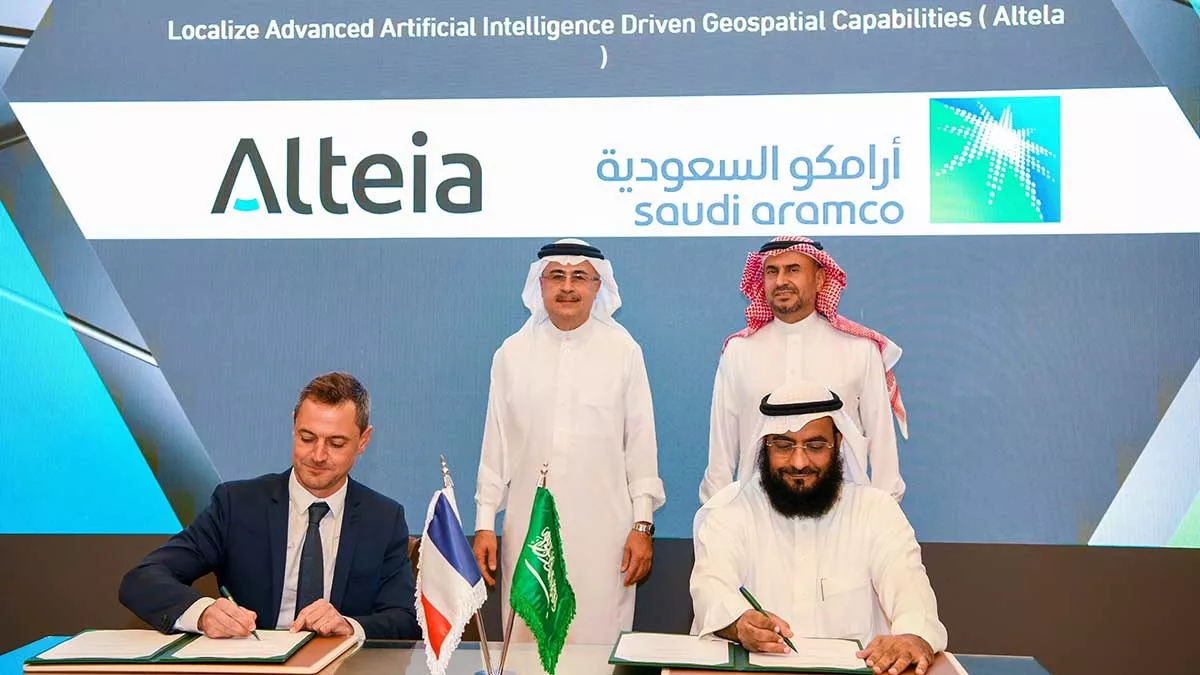 Aramco Nonbinding MoU to develop advanced artificial intelligence with Alteia