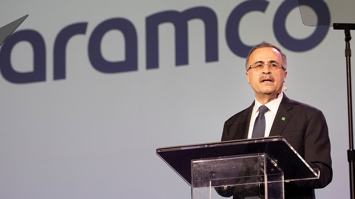 Aramco CEO Amin Nasser speaks about the energy transition at the World Petroleum Congress 2021