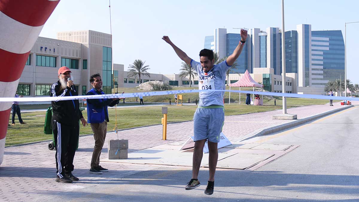 Aramco's Procurement and Supply Chain Management fitness run in Dhahran
