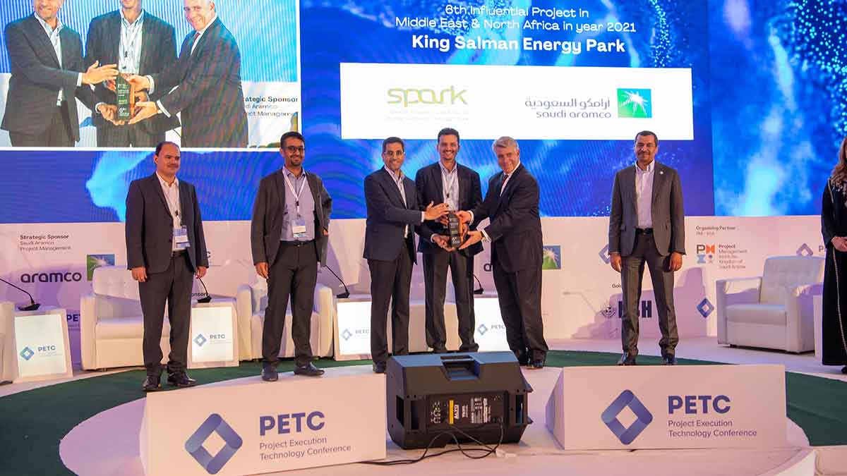 Project Execution Technology Conference Aramco award King Salman Energy Park SPARK