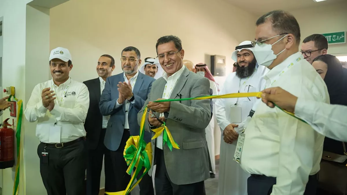 SADA chairman and Aramco Vice President of Drilling and Workover AbdulHameed A Al Rushaid inaugurates the new state-of-the-art technical school in Abqaiq