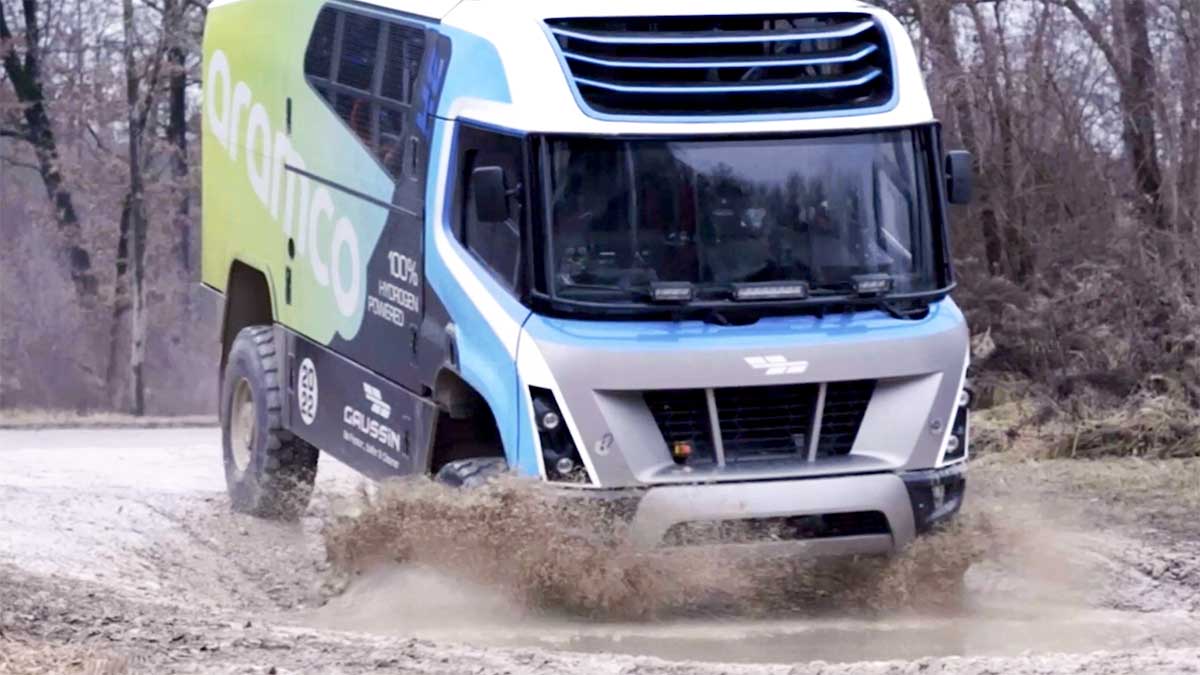 VIDEO: Dakar Rally opens today; Aramco sponsoring only truck in alternative energy category