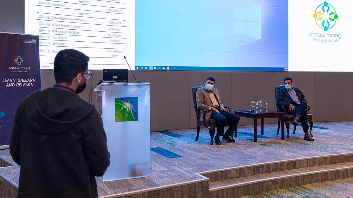 Aramco Gas Operations young professionals cafe