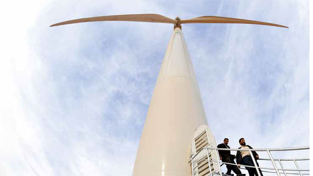 Aramco installs Turaif wind turbine in 2017