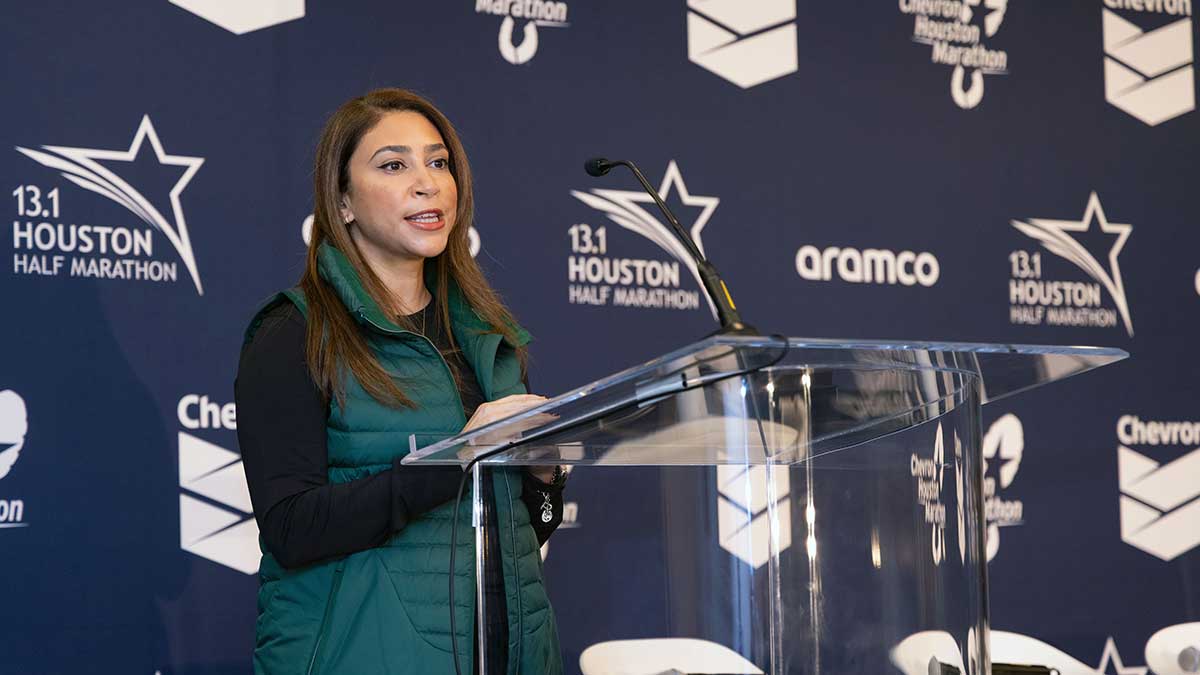 Aramco Houston Half Marathon January 2022 Rania Biltagi