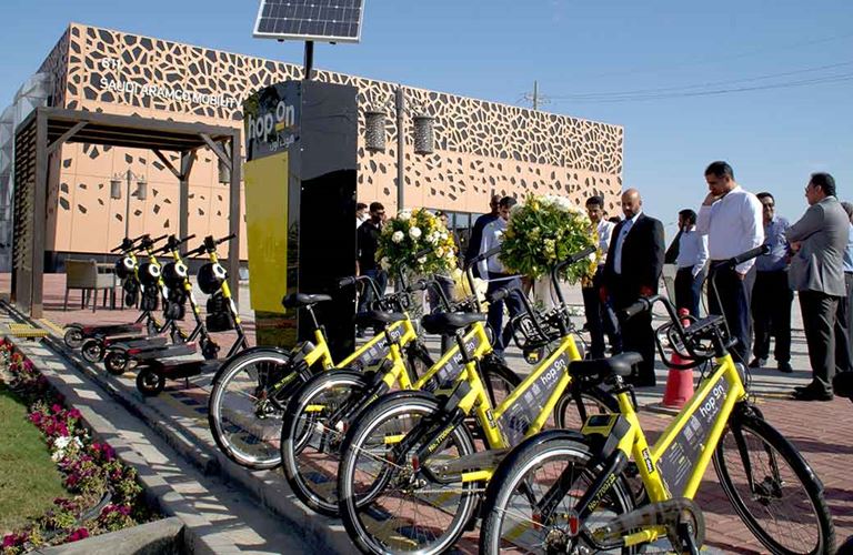 Hop On: Aramco offers easy-to-use e-scooters, e-bikes