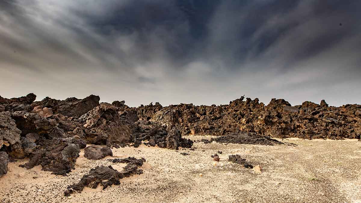 Harrat Khaybar volcanic fields Aramcon travel