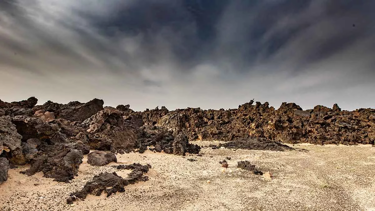 Harrat Khaybar volcanic fields Aramcon travel