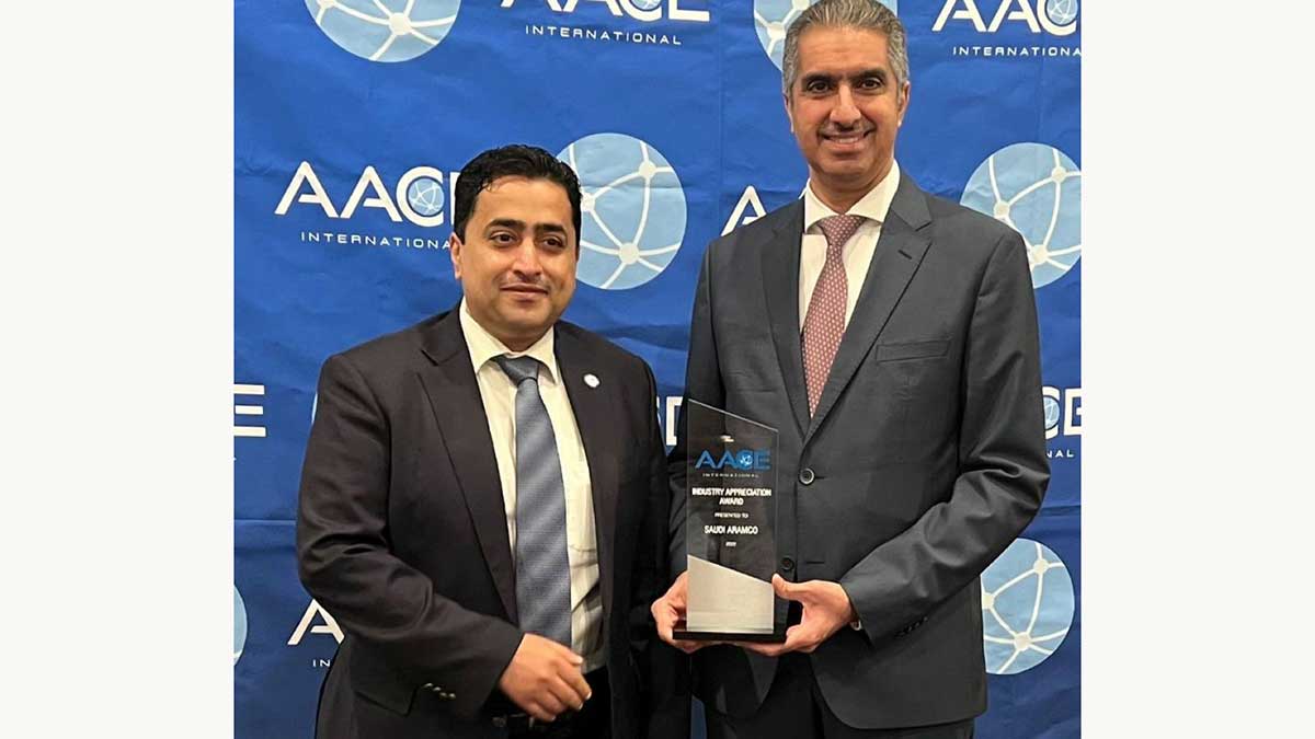 Aramco recognized for efforts promoting cost engineering