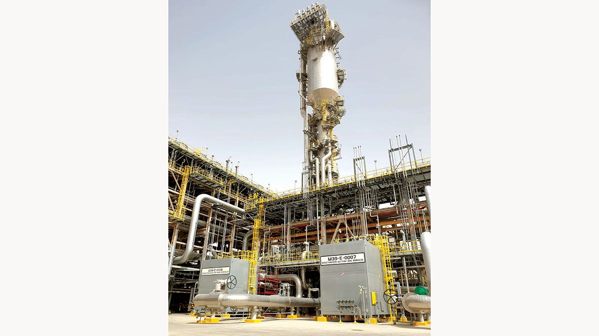 'Uthmaniyah Gas Plant zero flaring on startup